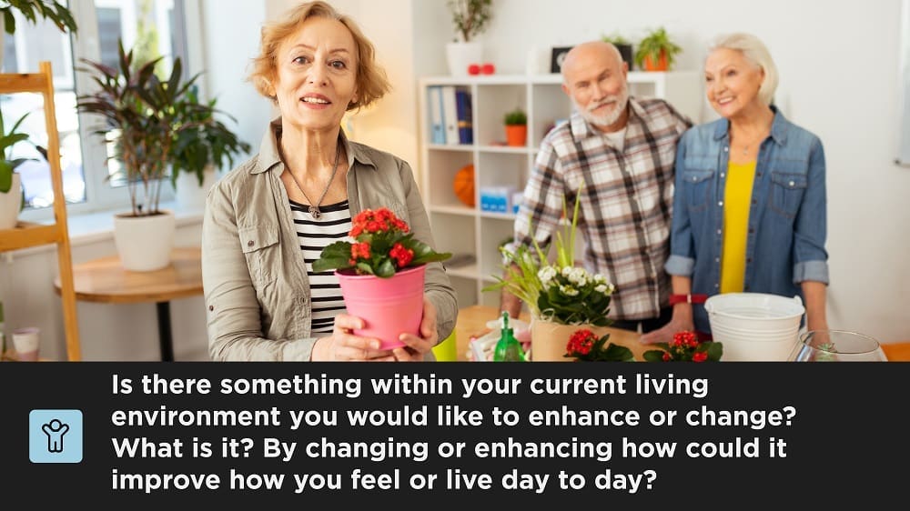 Group Of Senior Citizens Potting Plants