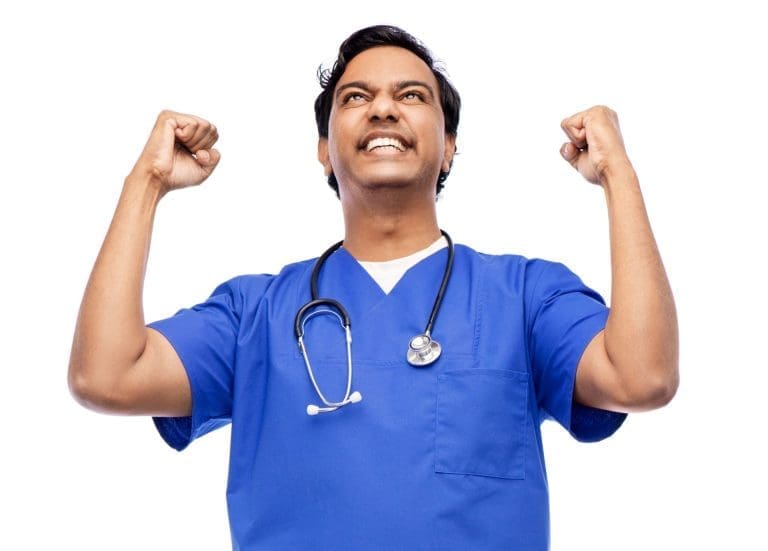 Caregiver Celebrating