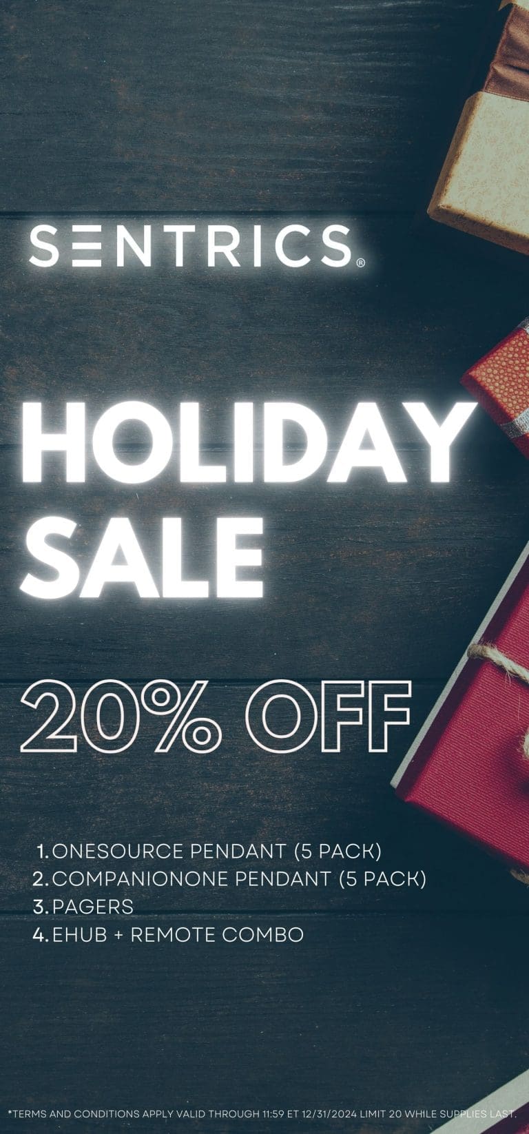 Sentrics Holiday Sale InfoGraphic